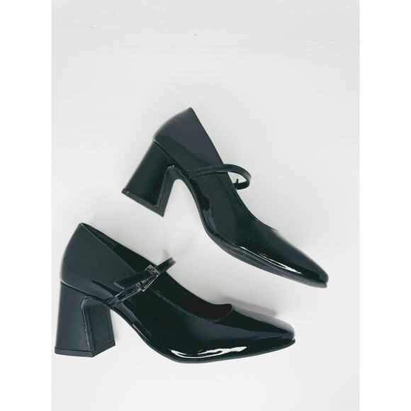 Paul Green Black patent leather Zoe Mary Jane Pump UK 4.5 / US 7 - Picture 4 of 11